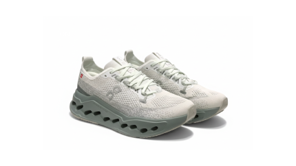 On Cloudsurfer Max Running Iceberg Olive Shoes